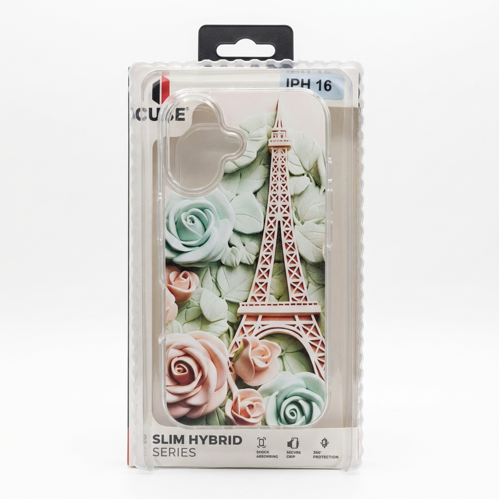 iPhone 16 Case - Graphics (Eiffel Tower)