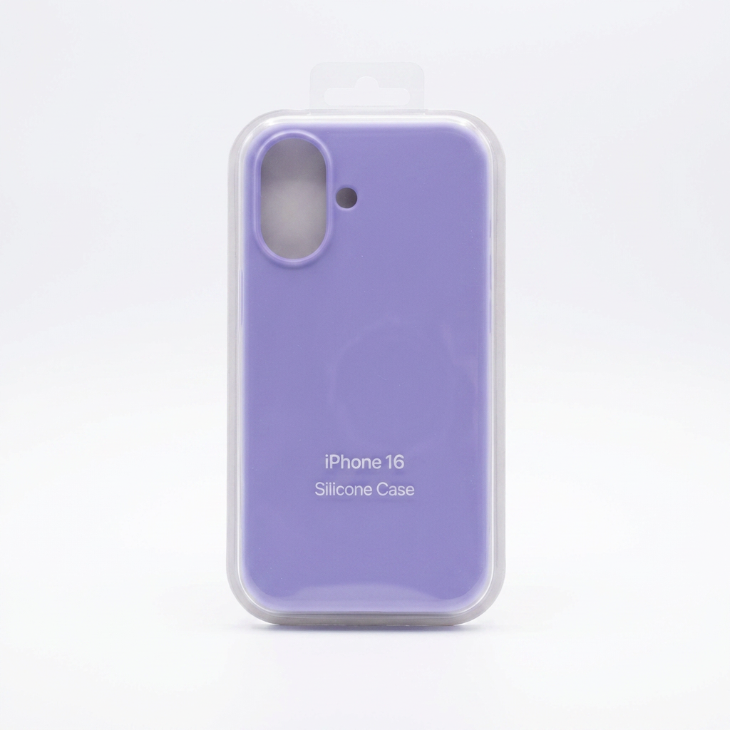 iPhone 16 Case - Silicone (Purple)
