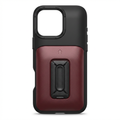 iPhone 16 Pro Max Case - Maroon Black