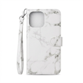 iPhone 16 Pro Max Case - Flip case (Marble White)