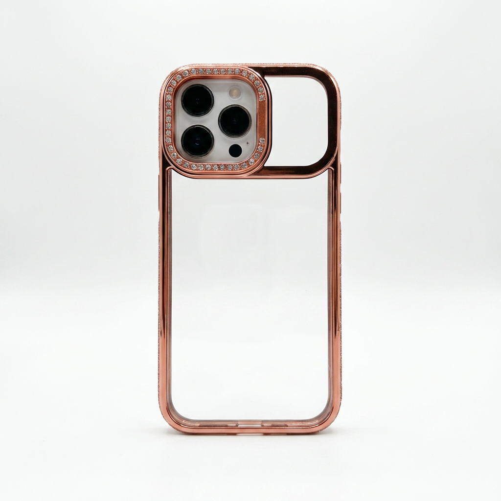 iPhone 17 Pro Max Case - Orange Transparent